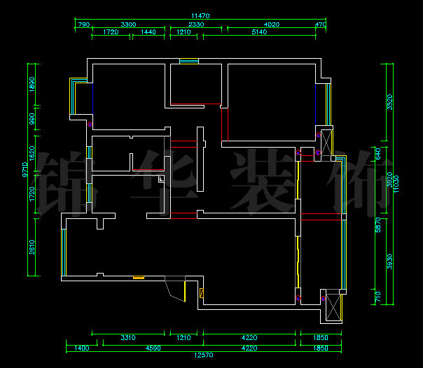 南大和園126平米 戶(hù)型